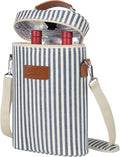 Tirrinia 2 Bottle Insulated Wine Tote Carrier by Tirrinia