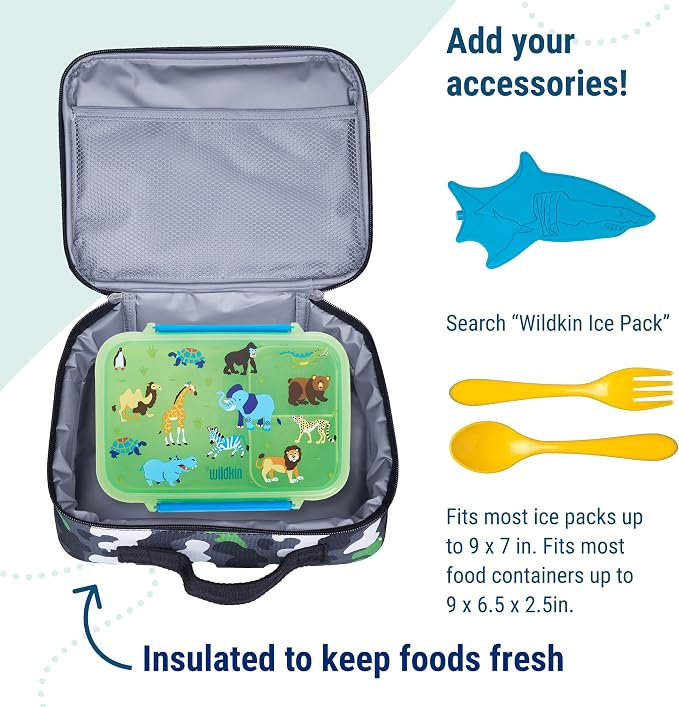 Wildkin Kids Insulated Lunch Box – Durable and Reusable - Image 5
