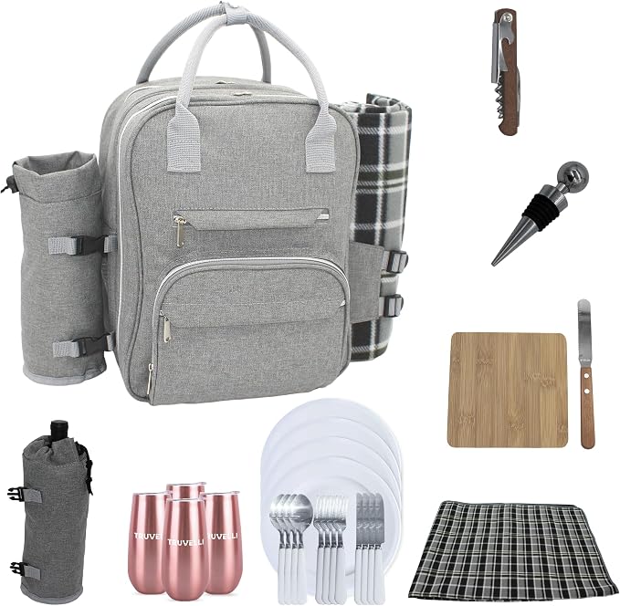 Truvelli Picnic Backpack for 4 by Truvelli
