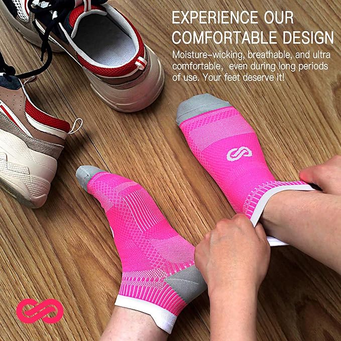 PAPLUS Ankle Compression Sock for Men and Women 2/4/6 Pairs, Low Cut - Image 5