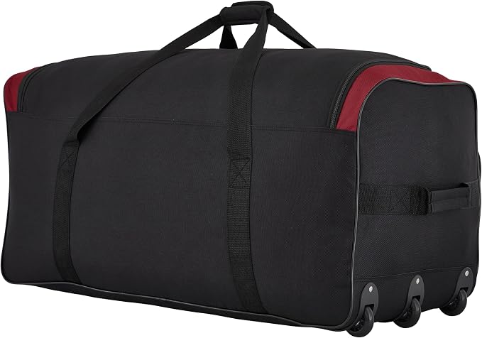 Travelers Club 36" Asgard 3-Wheel Rolling Duffel Bag - Image 4
