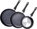 Amazon Basics Non Stick 3-Piece Kitchen Cookware Set, Includes 8-inch, 12-inch by AmazonBasics