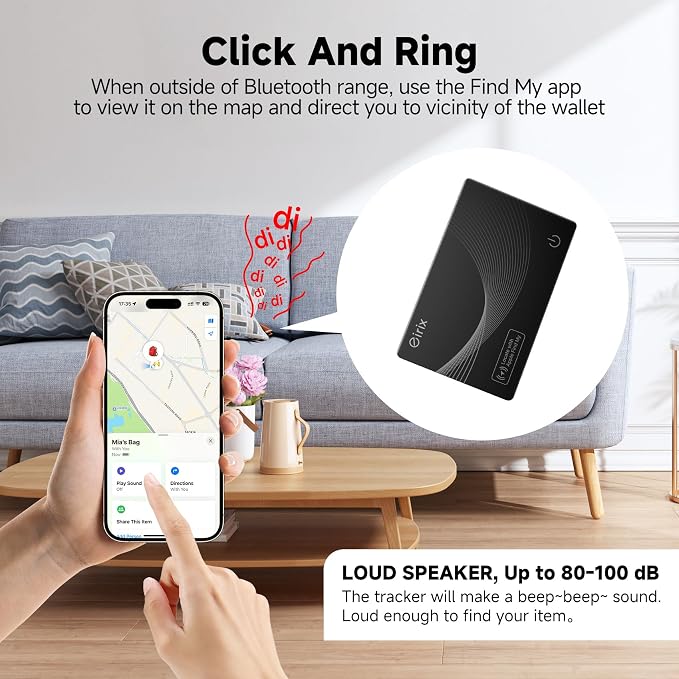 2025 eirix Air Tags Wallet Tracker Card Work - Image 3