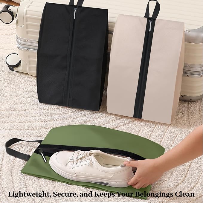 Shoe Bags for Travel Waterproof Odor Absorbing Lightweight Golf Soccer Shoe - Image 3