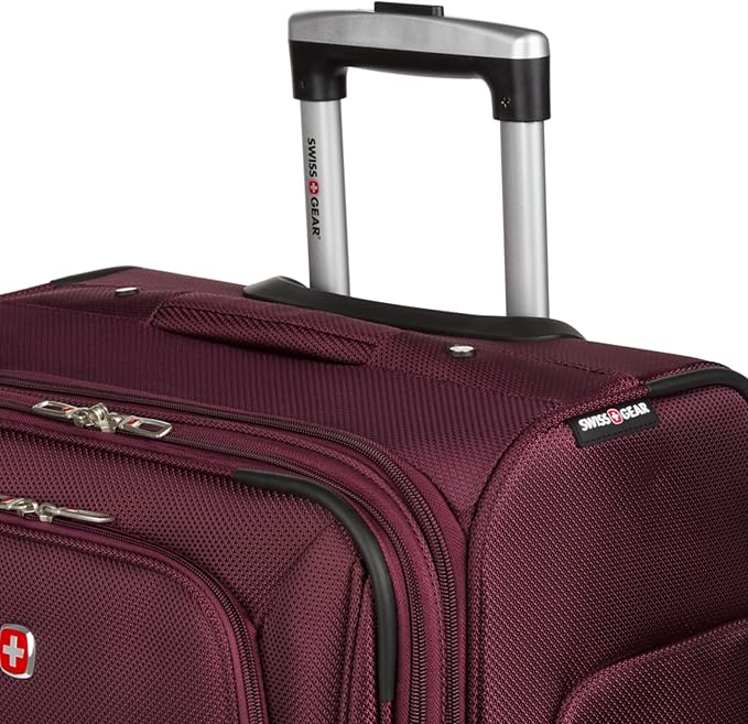 SwissGear Sion Softside Expandable Luggage, Checked-Medium 25-Inch - Image 8