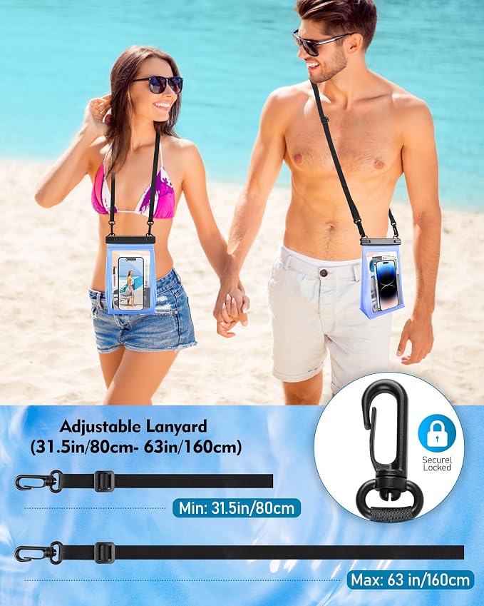 Large Waterproof Phone Pouch, Floating Dry Bag - Image 5