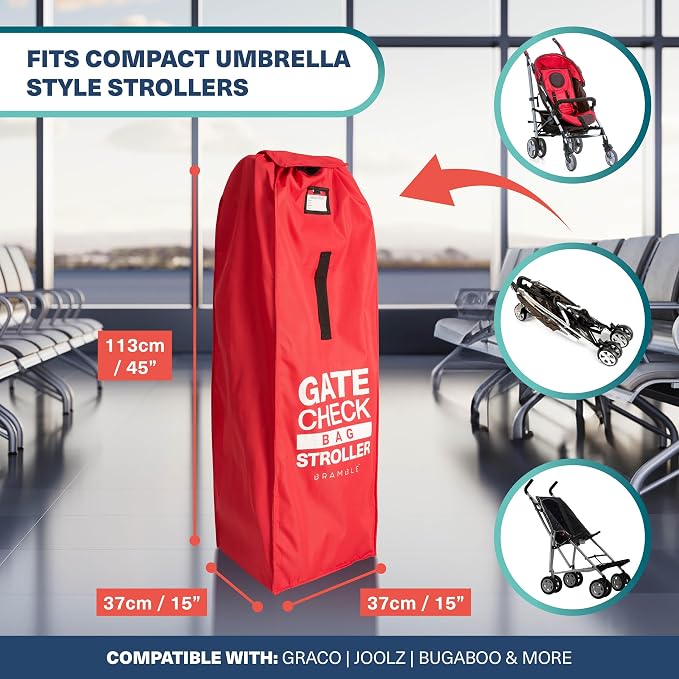 Bramble 600D Oxford 47" Inch Large Umbrella Stroller Bag - Image 3