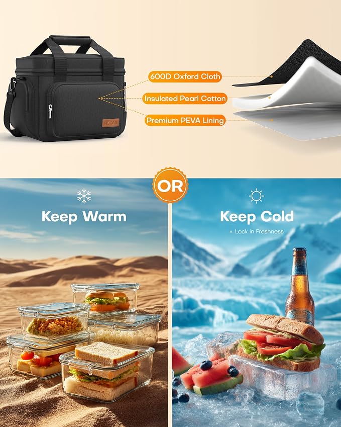 HOTOR Lunch Box for Men and Women - Image 2