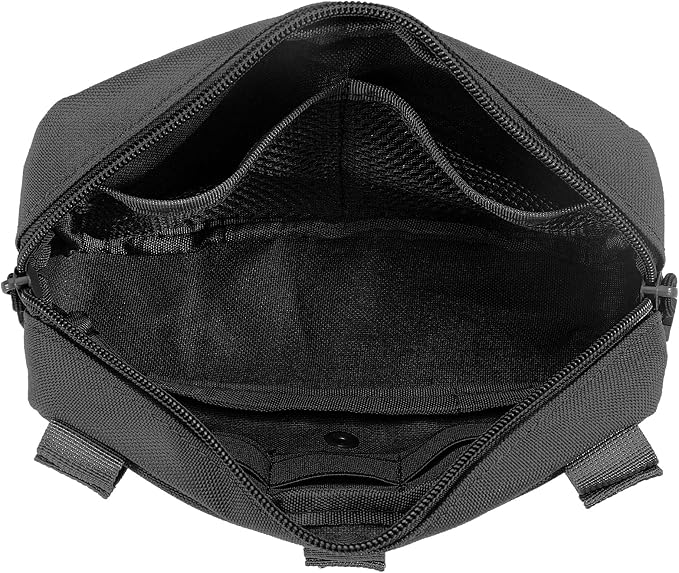 Tactical Molle Admin Pouch Utility Laser Cut EDC Tool Pouch Bag Horizontal - Image 3