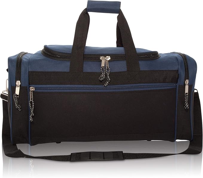 DALIX 21" Blank Sports Duffle Bag Gym Bag Travel Duffel - Image 2
