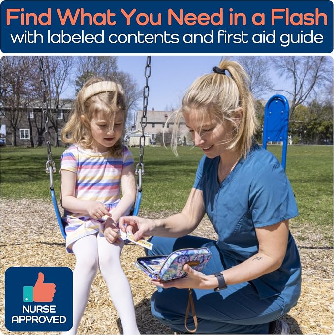 KeepGoing Travel First Aid Kit for Kids – 130 Pc. for Car, Diaper Bag & Backpack - Image 6
