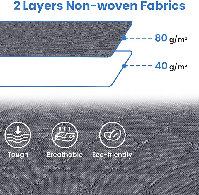 Fab totes 3-Pack Clothes Storage, Foldable Blanket Storage Bags, Containers - Image 6