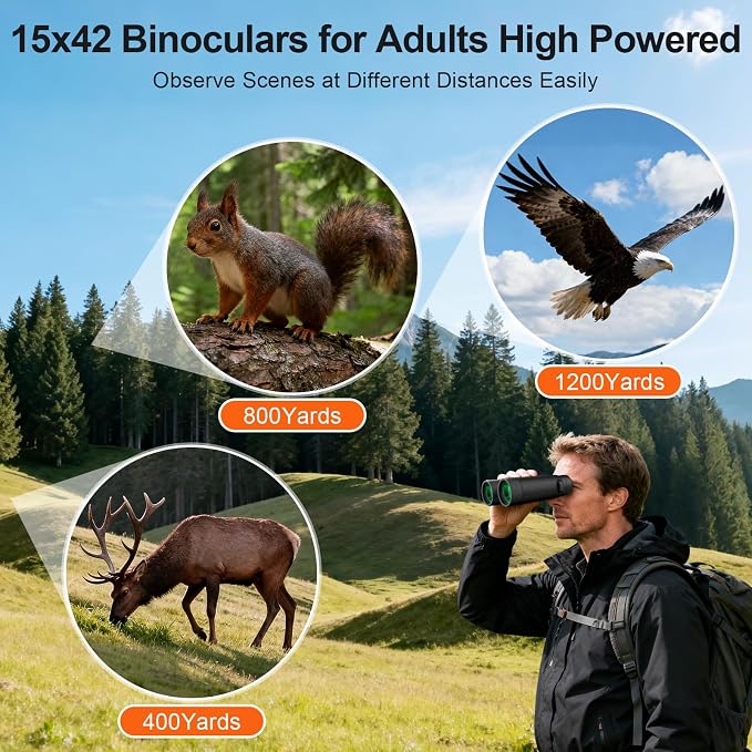 15x42 Binoculars for Adults High Powered - Image 6