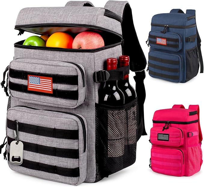 Tactical Backpack Cooler, Soft Lightweight Leakproof Cooler Backpack, Insulated by ATRIPACK