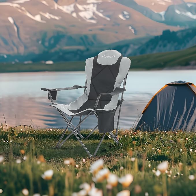 Camping Chairs, Portable 2 Pack Camp Chairs - Image 8