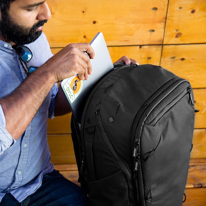 Peak Design Travel Backpack 45L, Expandable 35-45L Design, Rear and Top Access - Image 5