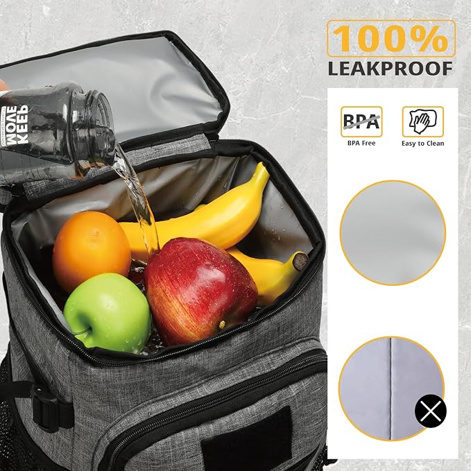 Tactical Backpack Cooler, 25L Cooler Backpack Insulated Leak-Proof, Heavy Duty - Image 7