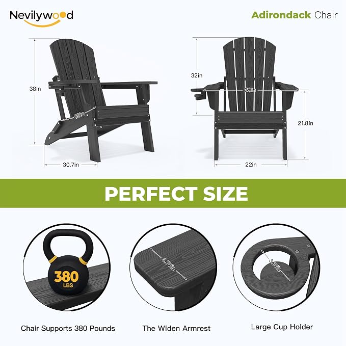 Folding Adirondack Chair - Image 2
