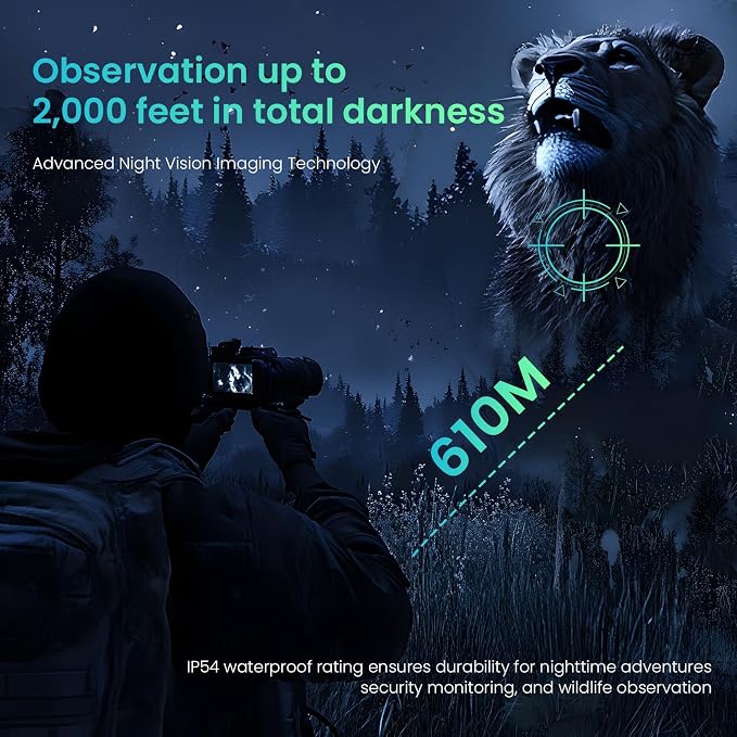 Night Vision Goggles, 4K Night Vision Binoculars - Image 3