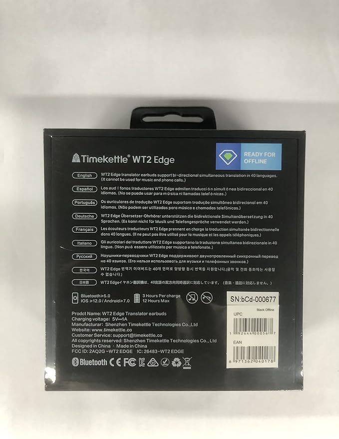 Timekettle WT2 Edge W3 Translator Device, Bidirection Simultaneous Translation - Image 9