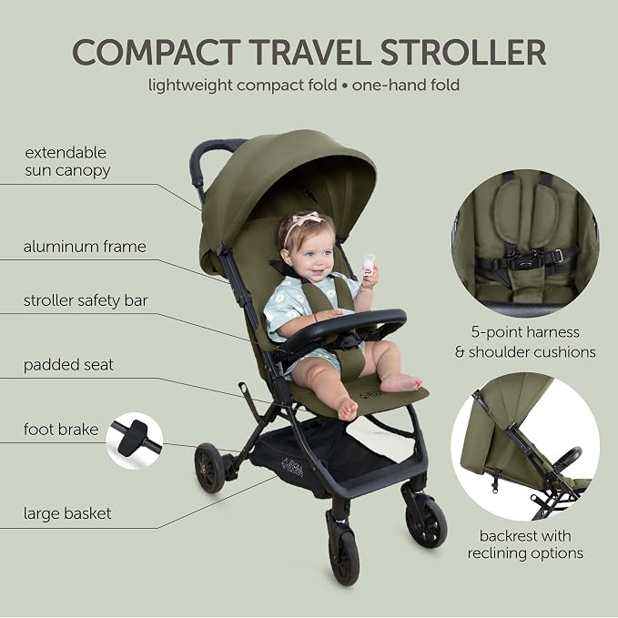 Lightweight Travel Stroller for Baby & Toddlers - Image 2