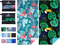 2 Pack Lightweight Thin Beach Towel Oversized 71"x32" Big Extra Large by Gomust