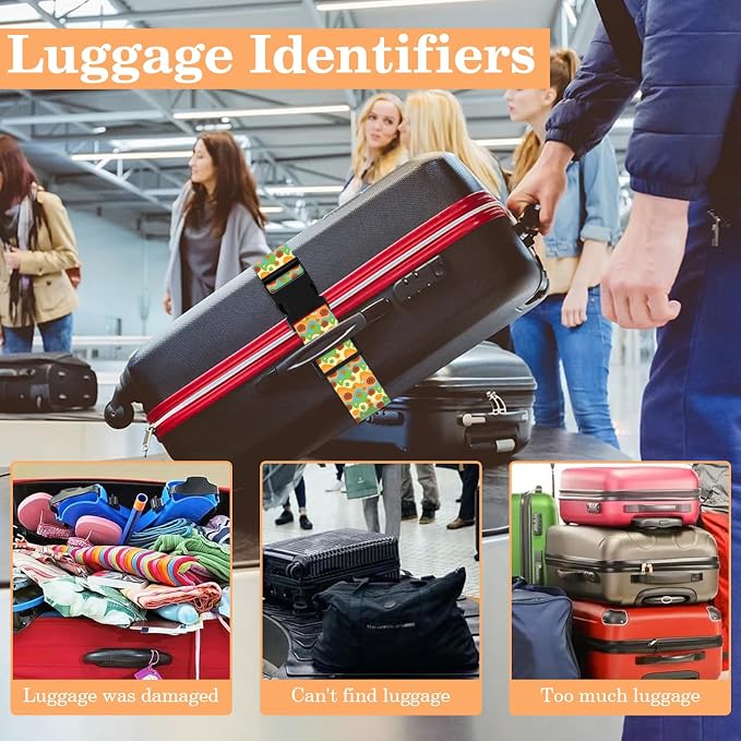 Luggage Straps for Suitcases TSA Approved, Luggage Identifiers for Suitcase - Image 6
