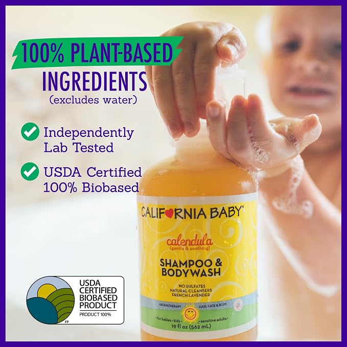 California Baby Calendula Shampoo and Body Wash - Image 6