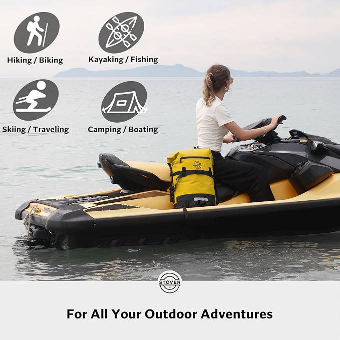 STOVER 5/10/25/30/40/55L Waterproof Backpack- Floating Dry Bag - Image 6