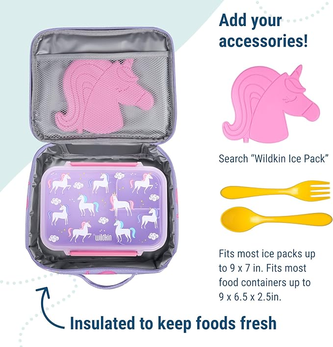 Wildkin Kids Insulated Lunch Box – Durable and Reusable - Image 5