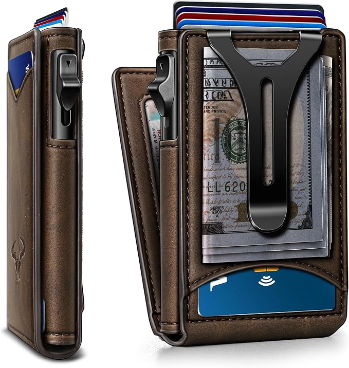 BULLIANT Men Wallet, Money Clip Wallet Slim by BULLIANT