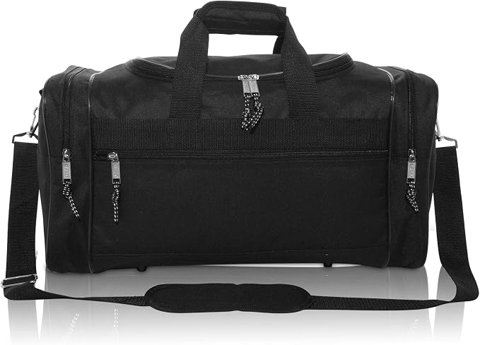 DALIX 17" Blank Duffle Bag Duffel Bag Travel Size Sports Durable Gym Bag - Image 2