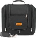 Travel Hanging Toiletry Bag for Women and Men, 6 Organizer Compartments by COOSKY