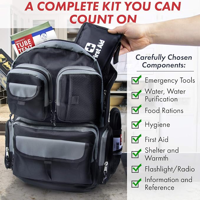 Urban Survival Bug-Out Bag/Go Bag and Disaster Survival Supplies - Image 4