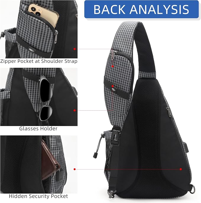 Water-Proof Sling bag/Crossbody Backpack/Shoulder Bag - Image 7