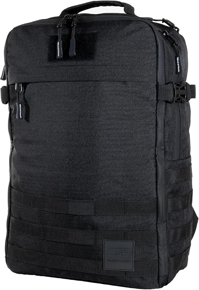 SERIOUS STEEL FITNESS Gym Bag, Rip-Resistant Fabric, Heavy Duty by SeriousSteelFitness