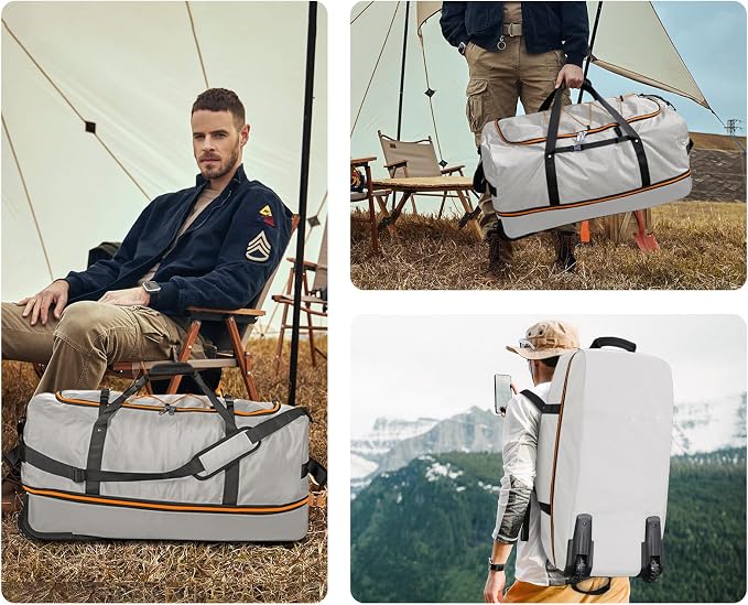 CONTAIL 32" Soft-Sided Rolling Duffle Bag - Image 6