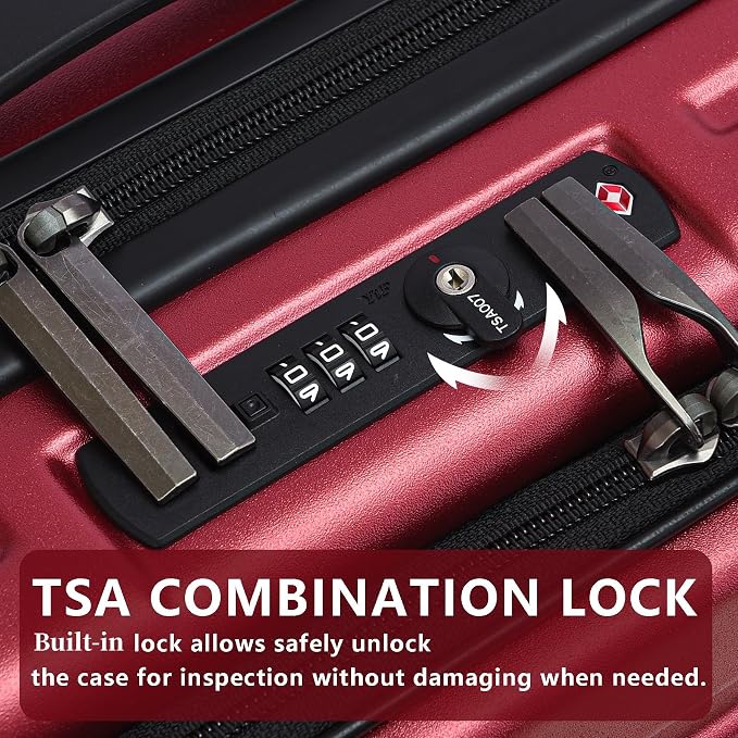 TydeCkare 20 Inch Carry On Luggage - Image 5