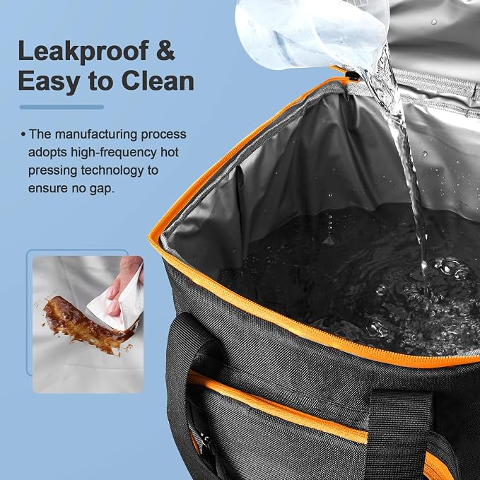 Odoland Cooler Backpack, 30 Cans Insulated Leak-Proof Cooler Bag - Image 6