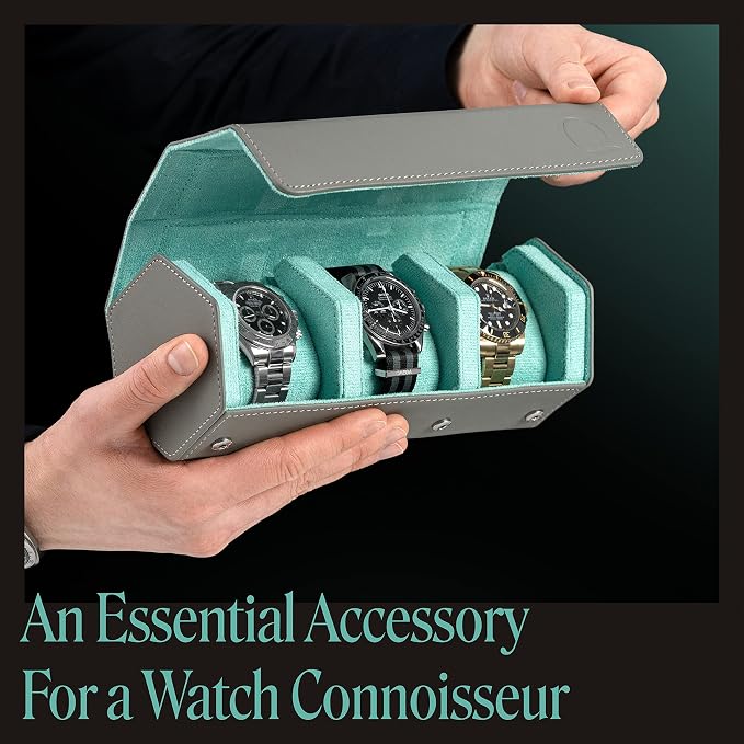 Napa Leather Watch Rolls for Men - Image 3