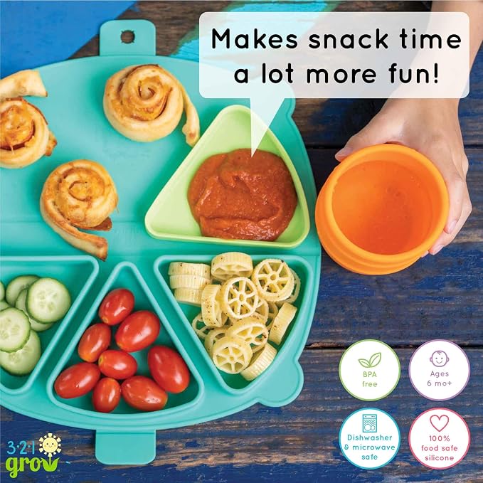 On-The-Go Snack Mat – Baby Silicone Travel Dining Placemat – Portable Silicone - Image 7