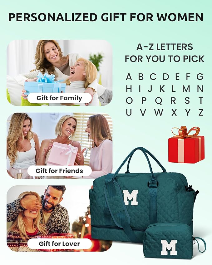 Gifts for Teenage Girls-Initial Travel Bag - Image 2