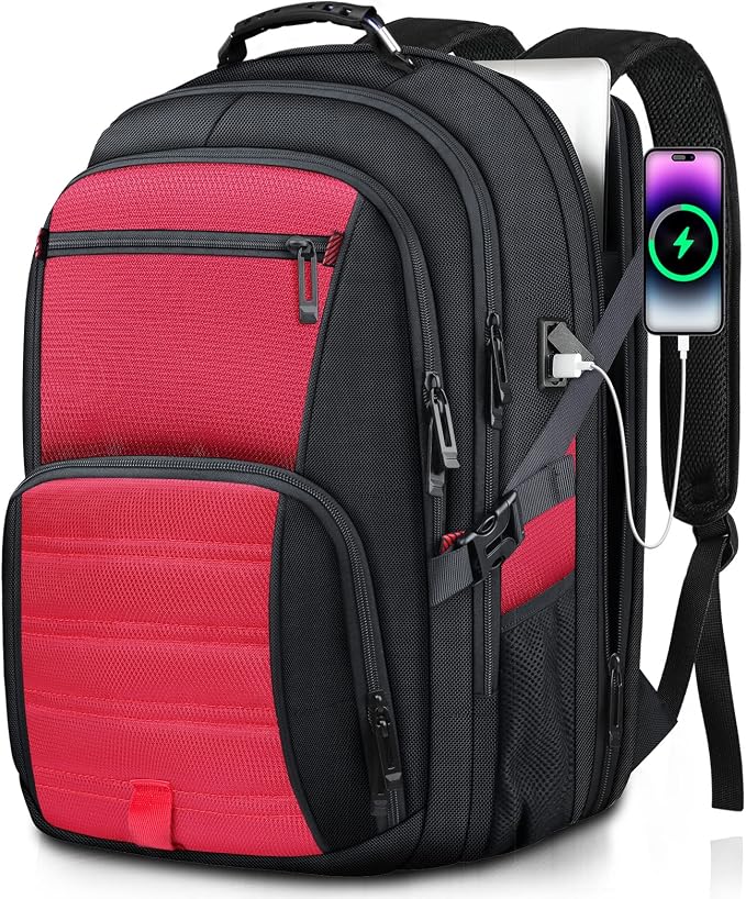50L Extra Large Backpack, Laptop Backpack, Travel Backpack by TAZBUZO