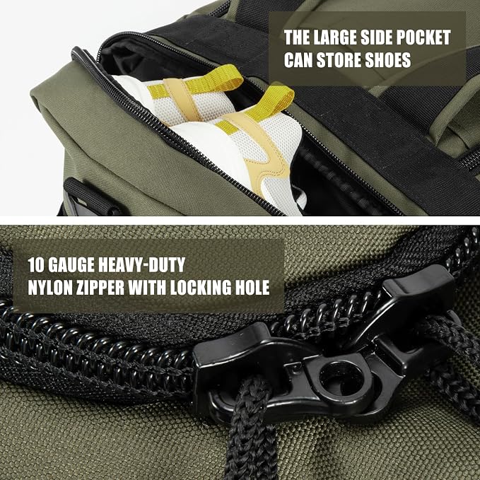 Large Duffle Bag, Gym Bags For Men Weekend Bag For Women Travel Backpack Carry - Image 4