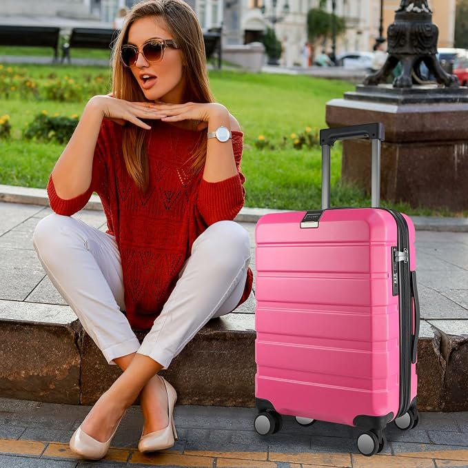 KROSER Hardside Expandable Carry On Luggage - Image 6