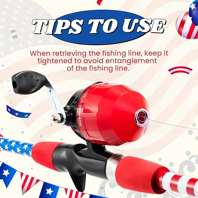 Kids Fishing Pole, Portable Telescopic Kids Fishing Poles - Image 7