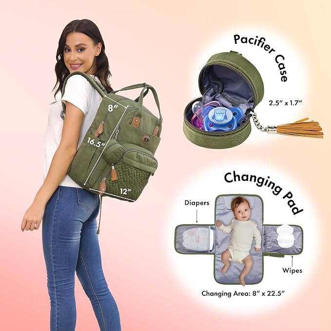 Dikaslon Diaper Bag Backpack - Image 2