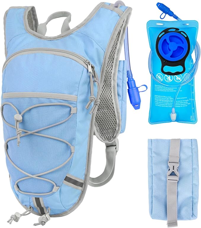 Lightweight Hydration Backpack 2L Water Bladder Pack by Devonwide
