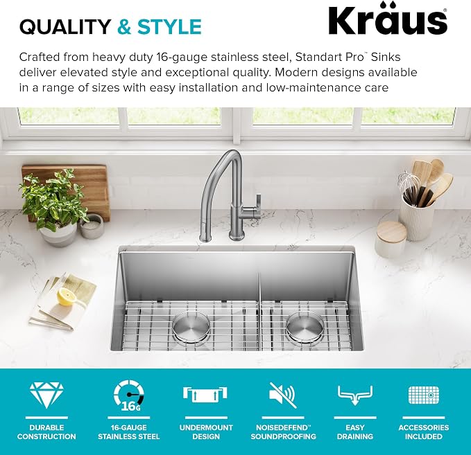 Kraus Kitchen Sinks Undermount - Image 4