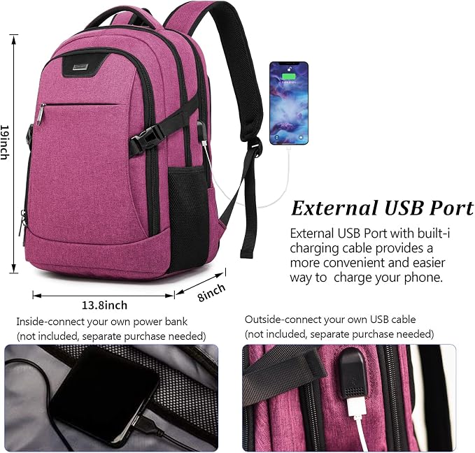 DUSLANG Travel Work Laptop Backpack - Image 2